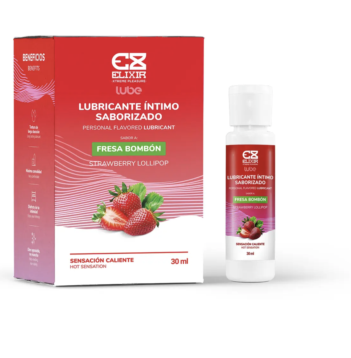 Lubricante Fresa Bombón